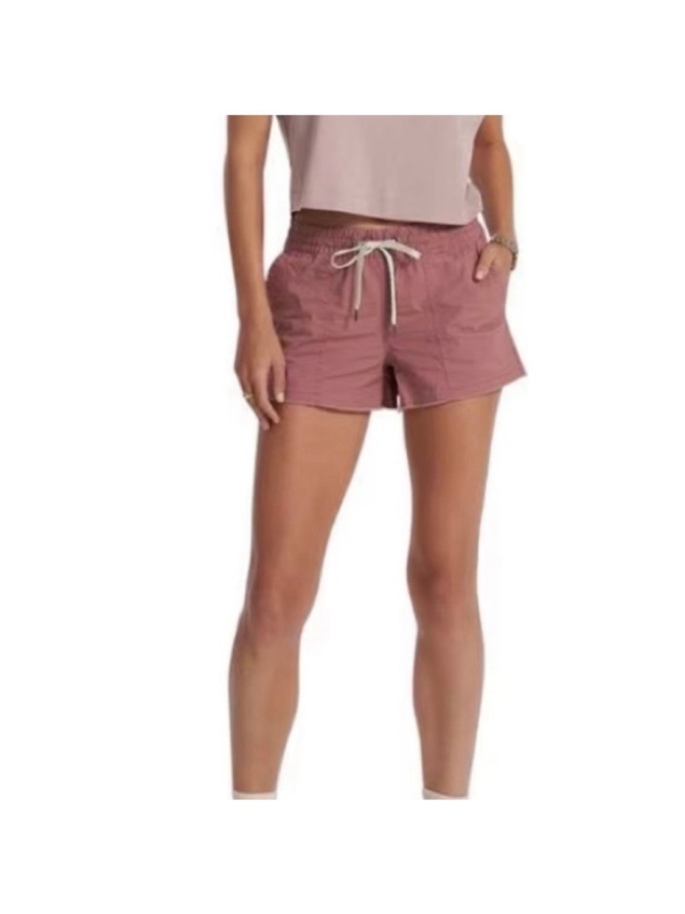 Women's Vuori Ripstop Shorts Size L Dusty Pink